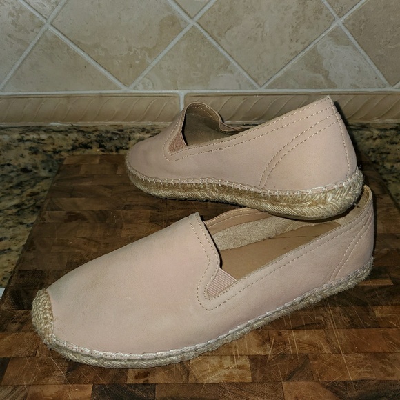 Soul naturalize leather Blush pink espadrilles size 7 - Picture 6 of 7